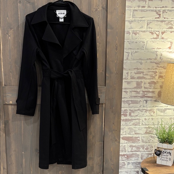 Jason Wu Jackets & Blazers - NWOT Jason Wu Black Garment with Chain Detail